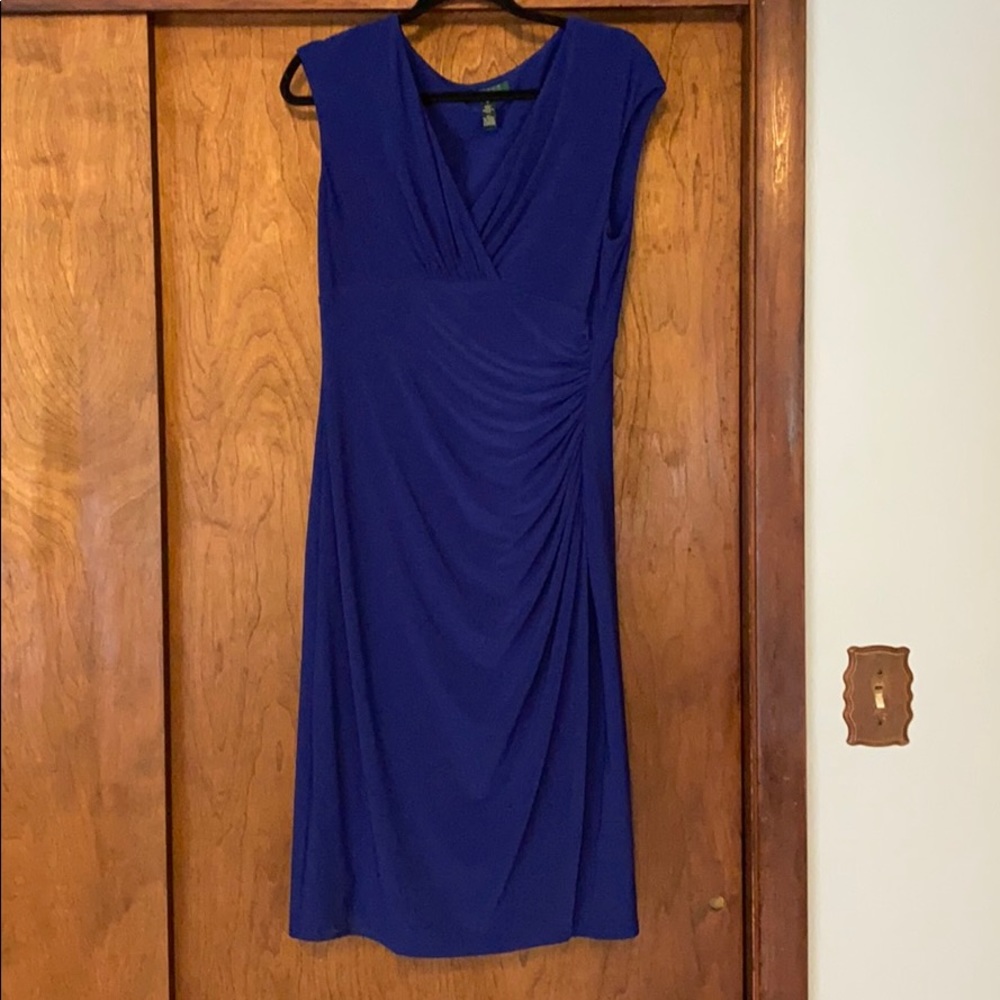 Ralph Lauren blue formal dress
